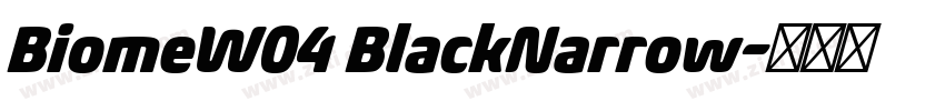 BiomeW04 BlackNarrow字体转换 BiomeW04 BlackNarrow字体转换